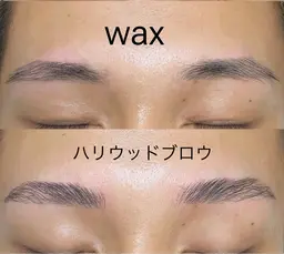 🧚🏻‍♀️🪄ྀིハリウッドブロウリフト《眉毛パーマ＋眉毛WAX＋仕上げ付き》