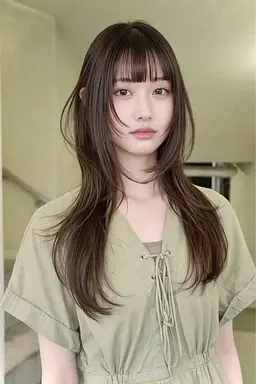 【当日予約OK🐬】カット・透明感カラー・トリートメント/顔まわりカット/韓国レイヤー/暖色/ミニモ学割/髪質改善