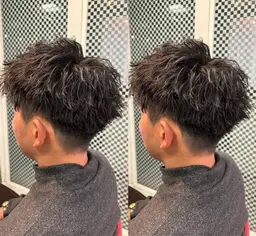 【men's】5点セット割🈹⭐︎デザインカット＋眉カット＋マイクロバブル＋クイックスパ＋earthオリジナルワックス付