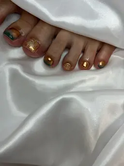 平日限定⛄️【フットネイル🦶持ち込み⭕️デザインやり放題】