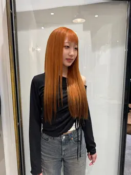 1回ブリーチ＋カラー　11000