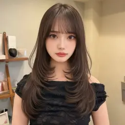 🪞大人気🪞似合わせ顔周りカット+カラー+PJOLI保湿トリートメント