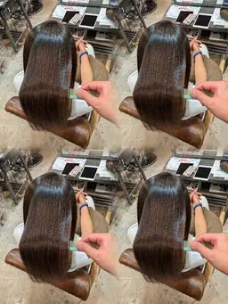 カット+縮毛矯正