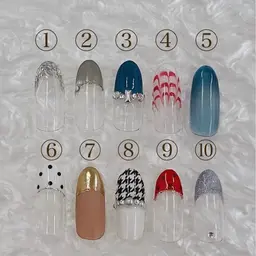 【オフなし】フレンチ+写真アート2本付 0円