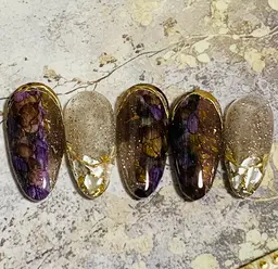 ガラスフレンチ  ニュアンスアート【オフ込み】N78