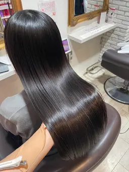 🍏期間限定🍏2step髪質改善Aujuaトリートメント+超音波アイロン