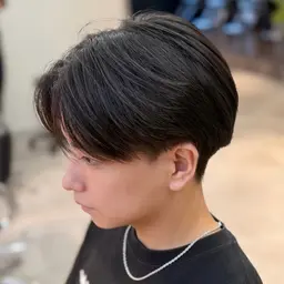 🪼メンズ版髪質改善🪼メンズカット+曲がる縮毛矯正+1STEPトリートメントトリートメント[MEN'S/千葉駅]