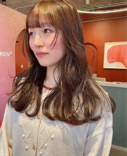 【👑人気No.1👑】カット+カラー+Aujuaトリートメント(ボブ、ショートNG×)