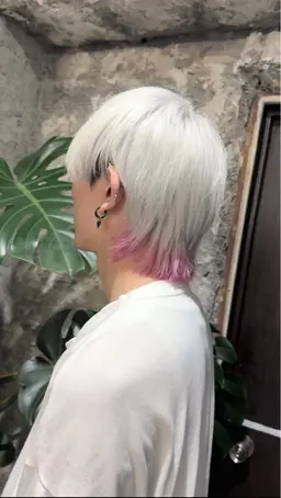 ✨とにかく明るくしたいメンズ限定✨2ケアブリーチ➕カラー➕4stepトリートメント