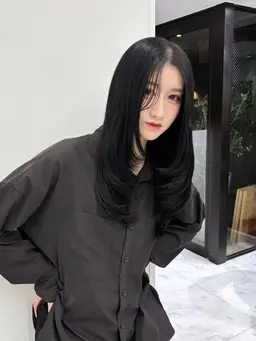 🤍setクーポン🤍韓国風前髪お顔まわりカット + 透明感カラー