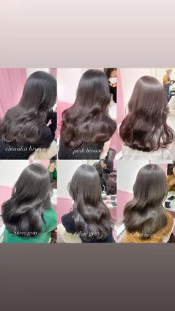 【人気No.1✨】韓国風小顔カット＋髪質改善カラー＋TOKIOトリートメント¥15,990