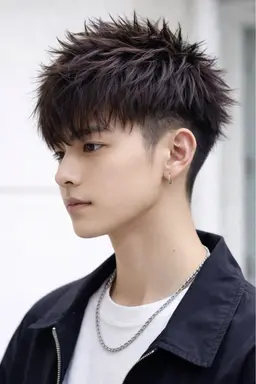 メンズカット　スパイキーショート✂️