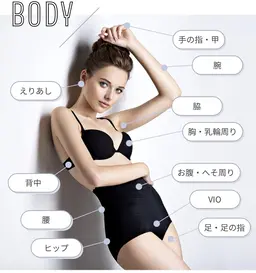 女性3箇所セレクトパーツ脱毛(VIO除く)レディース