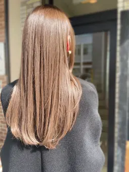 カラー＋髪質改善トリートメント＋内部修復トリートメント