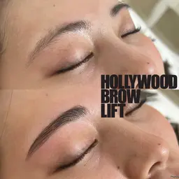 【垢抜けメイクのり🆙】女性限定組み合わせ❣️ハリウッドブロウリフト(ワックス脱毛・メイク込)×フェイシャル脱毛