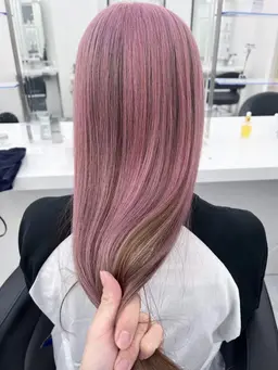 【🐈‍⬛デザインカラークーポン♡🐈‍⬛】ポイントブリーチ1回(インナーカラー/イヤリングカラー)＋全体カラー