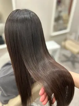 【4月限定】髪質改善ケアストレート（2stepトリートメント付）