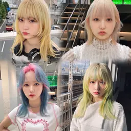 【ミニモ限定】1ブリーチ＋デザインカラー＋トリートメント