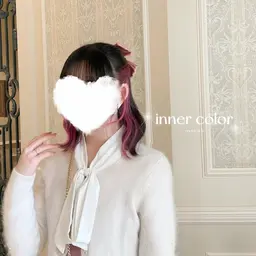 【ポイントで可愛く🎀】ケアブリーチ使用🫧インナーorイヤリングカラー＋うるさらTR🫧