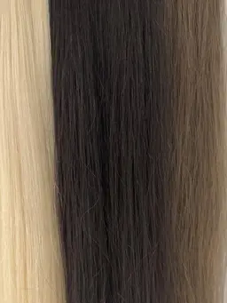 【最高級レミー毛シールエクステ】エクステ長さ出し【ブロンド・明るめブラウン、地毛風暗髪】【土曜のみ不可】