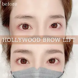 眉毛とまつげのお悩み解消!一気に垢抜け♪ハリウッドブロウリフト+ケラチンラッシュリフト