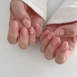 【新人練習モデル】33%🈹！オフィス、キュート定額シンプルネイル ¥5500➡️3800🥰