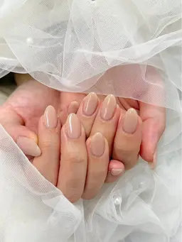 ハンドネイル(ワンカラーㆍラメグラ)