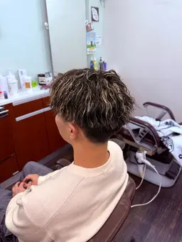 カット＋メッシュ(ワンブリーチ)