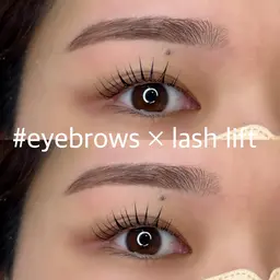 【ご新規様平日限定❣️】パリジェンヌラッシュリフト×美眉スタイリング✨¥7700