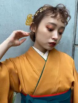袴着付け＋ヘアセット
