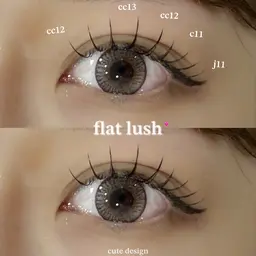 【12月来店限定】LEDフラットラッシュ130本⭐️新規オフ無料/再来オフ¥1200