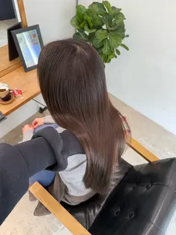 カット💇‍♀️➕髪質改善カラー🩵➕トリートメント