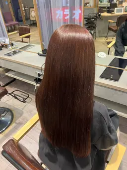 【平日20時以降】暖色ワンカラー（ブリーチなし）➕トリートメントʚ🎀ɞ