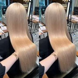 【🫶平日限定🫶】ブリーチ毛OK🙆♀️カット+酸性ストレート縮毛矯正+髪質改善トリートメント