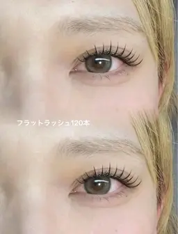 【新規】フラットラッシュ120本(オフなし)