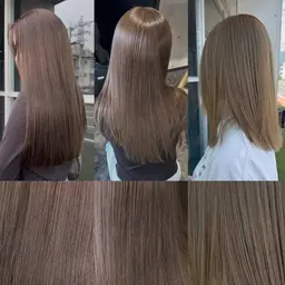 ブリーチ無しダブルカラー🩵透明感、色味を出したい方はこちら💁