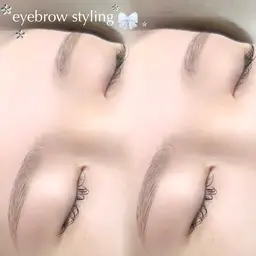 🩶WAXアイブロウスタイリング+間引き/仕上げメイク付き🎀