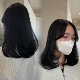 カット+透明感カラー+スパシャンプー