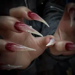 【🐈‍⬛🩸猫爪+クリア、ワンカラー🐈‍⬛🩸】‼️おまかせ・持ち込み🆗パーツ付‼️