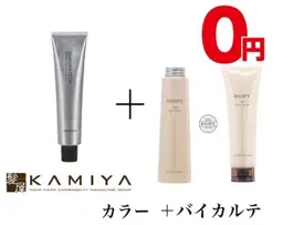 【土日祝限定‼️バイカルテトリートメント無料💜】髪質改善カラー+バイカルテ3stepトリートメント