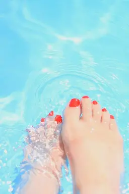 ワンカラーフットネイル