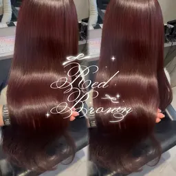 【髪質改善メニュー】 暖色ワンカラー+ 髪質改善ULTOWA【艶髪/ロング料金なし/新宿🎀当日予約OK】