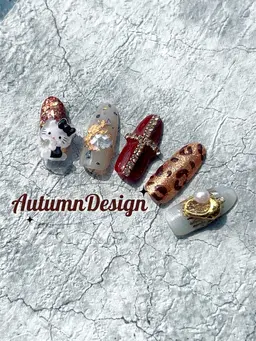 ギャルネイルデザイン💅✨1本880円​〜​メニューに追加可能🙆‍♀️