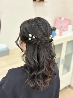 2026年成人式二次会用ヘアセット🎀成人式ヘアセットお外しから可能✨️