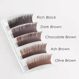 ブラウンボリュームラッシュ🌟450本🌟ふわふわ🌟コーティング込み！