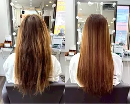 【今まで常連様の隠れメニューでした✨】酸性ストレート＋髪質改善トリートメントorドライカット