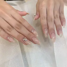 【ジェル】4本アート(オフ、ケア、指名料込み)