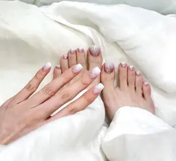 😶‍🌫️夏限定😶‍🌫️【HAND&FOOT】マグネットorラメワンカラー