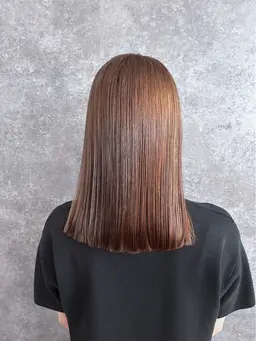【ストレスフリーの艶髪に🌷】カット+髪質改善ストレート