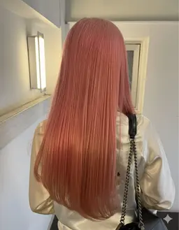 ワンブリーチカラー🩵